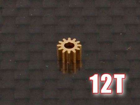 Motor Pinion 12T (1.5mm hole, 0.25M) - Click Image to Close