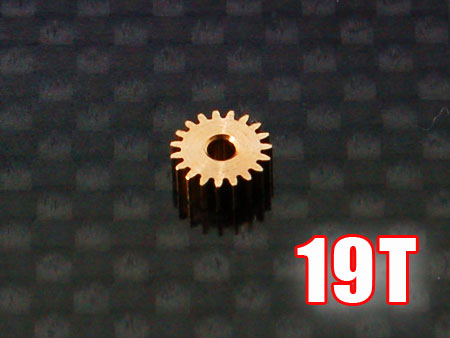 Motor Pinion 19T (1.5mm hole, 0.25M) - Click Image to Close