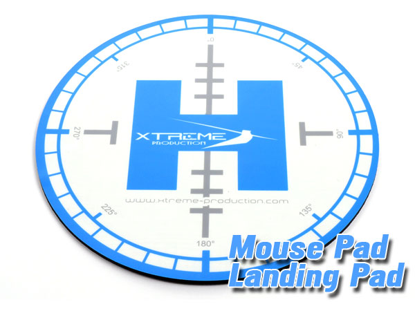 Xtreme Production Mouse Pad, Landing Pad (200mm Diameter) - Click Image to Close