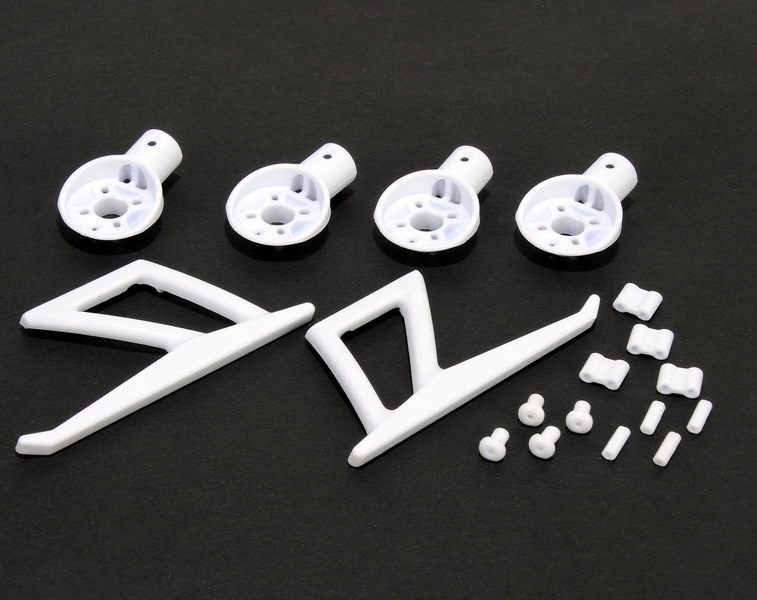 MR200 Motor Mounts and Parts set (White) - Click Image to Close