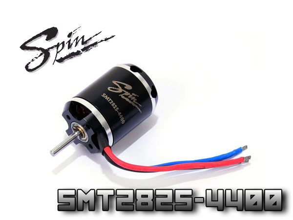 Spin Brushless Out-Run Motor 4400kv (28D x 25H mm)-450 size Heli - Click Image to Close
