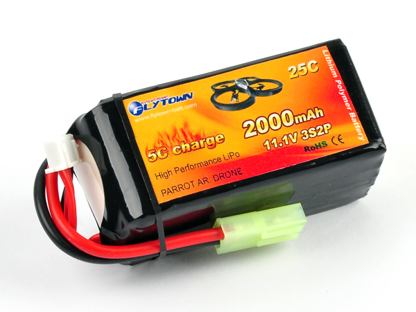 2000mAh 11.1V 25C for Ar. Drone - Click Image to Close