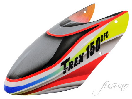 FUSUNO Fastica Airbrush Fiberglass canopy Trex 150 - Click Image to Close