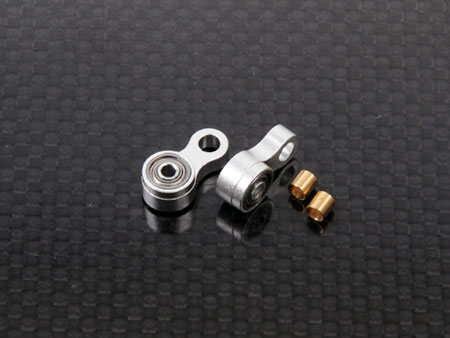 Metal Tail Control Link w/ Bearings v2 (Trex 500, 550, 600, 700) - Click Image to Close