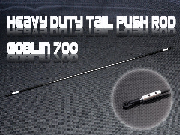Heavy Duty Tail Push Rod -Goblin 700 / 700C - Click Image to Close
