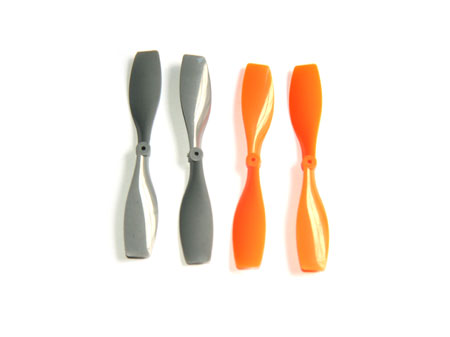 75mm propeller 1.5mm hole 1 set 4 props for Hermit, Super-X - Click Image to Close