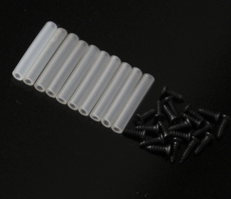 Hard plastic 14mm tubes standoffs or landing gear on quadcopter - Click Image to Close