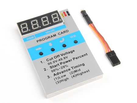 OverSky LED ESC program card - Click Image to Close