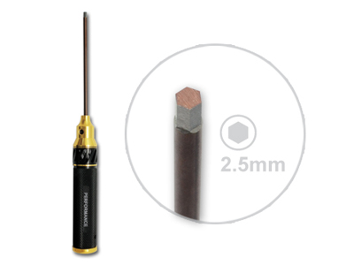 Scorpion High Performance Tools - 2.5mm Hex Driver - Click Image to Close