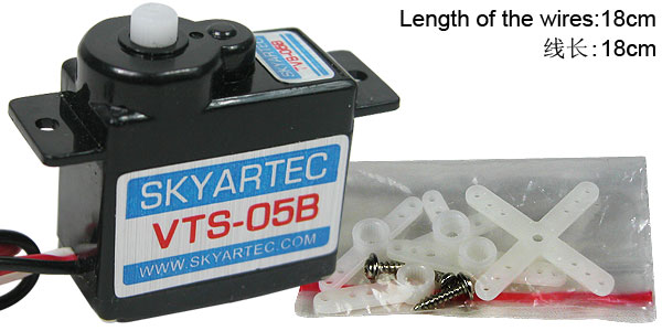 VTS05B 9G 18cm cycle servo - Click Image to Close