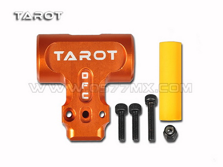 Tarot 600DFC parts Main Rotor Housing Orange - Click Image to Close