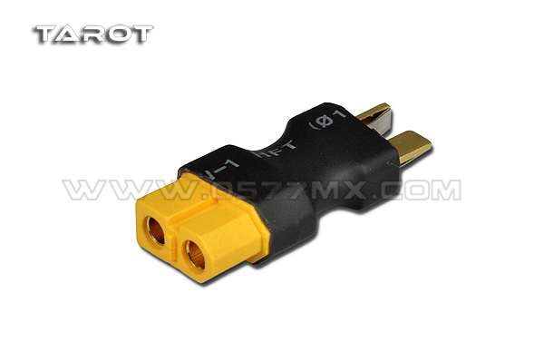 Tarot Female XT60 to Male T-Connector - Click Image to Close