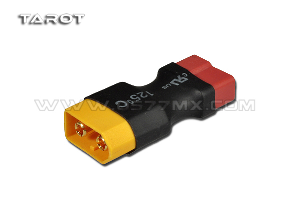 Tarot Male XT60 to Female T-Connector - Click Image to Close