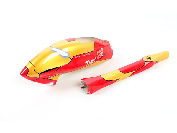 450 Pro Fuselage -Iron Man TL2841 - Click Image to Close