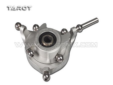 Tarot 450 DFC Metal Swashplate Dual-Digit Silver - Click Image to Close