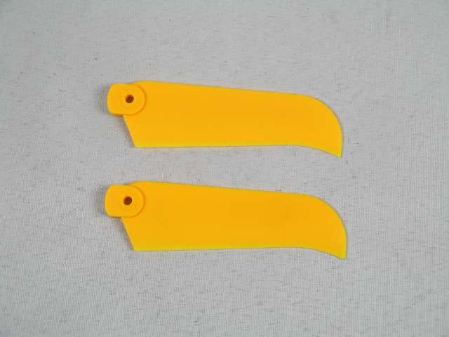 Tarot 500 Plastic Tail Blades Yellow - Click Image to Close