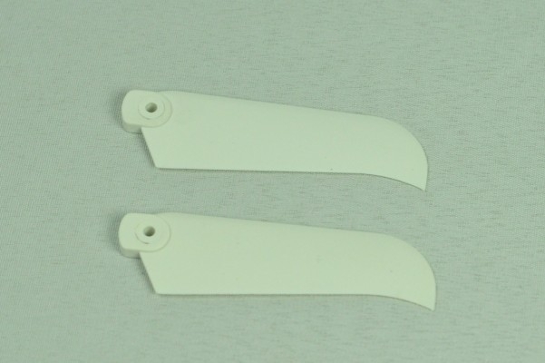 Tarot 500 Plastic Tail Blades White - Click Image to Close