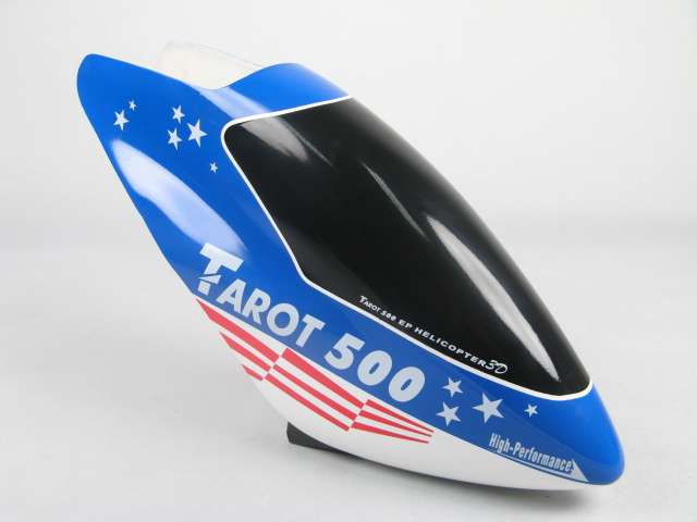 Tarot 500 Canopy Blue - Click Image to Close