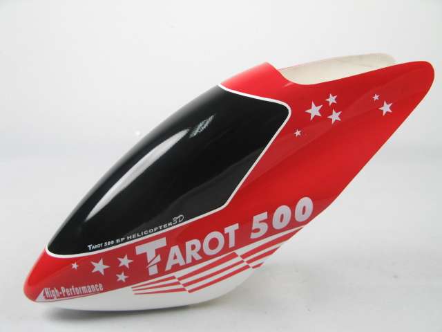 Tarot 500 Canopy Red - Click Image to Close