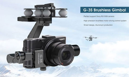 Walkera G-3S Brushless Camera Gimbal for Sony - Click Image to Close
