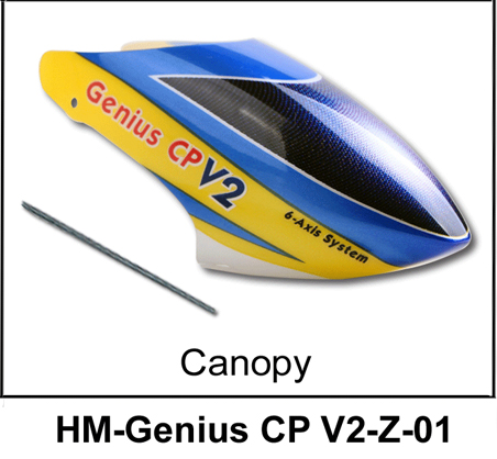 Genius CP V2 Blue Canopy - Click Image to Close