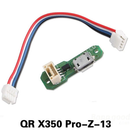 MICRO-USB board - QR X350 PRO - Click Image to Close