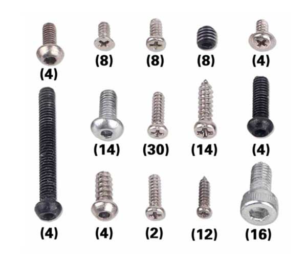 Screws set - Scout X4 - Click Image to Close