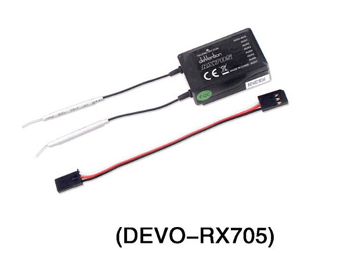 RX705 Receiver for QRX350Pro / Tail 500 - Click Image to Close