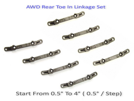 AWD Delrin Toe In Linkage Set (0.5* ~ 4