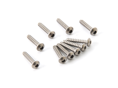 2 x 10mm Hex. Button Head Titanium Tapping Screw 10pcs.