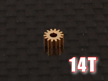 Motor Pinion 14T (1.5mm hole, 0.25M)