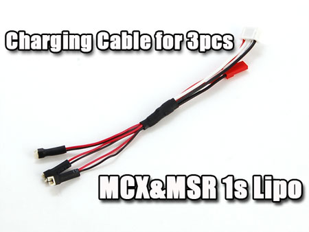 Charging Cable for 3pcs nCPx ,nCPs Lipo Balance charger required