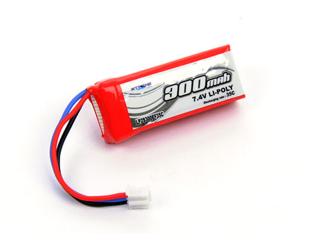 Li-po Battery 7.4v, 300 mAh 35C (MCPX BL)