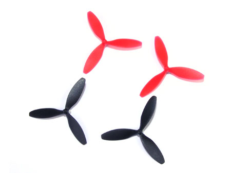 Tri-Blade Propeller (Normal x 2, Reverse x 2)- Nano QX 3D