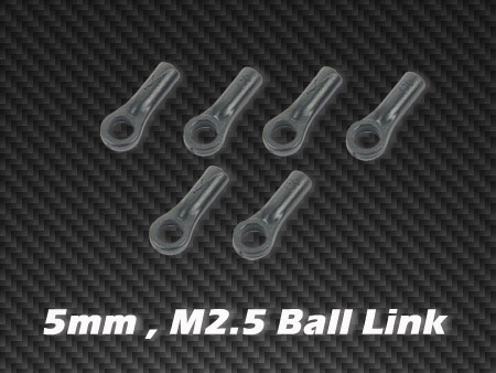 5mm , M2.5 Ball Link x6 for HPTB004 , HPTB004-V2 , HPTB005 ,008