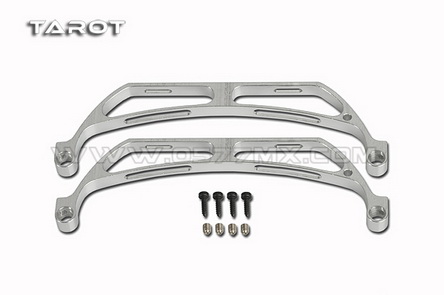 Tarot 450 Sport Metal Landing Skid - Silver