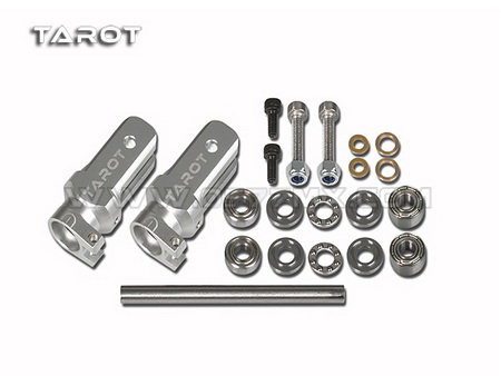 Tarot 450 DFC parts TL48013-01 Main Rotor Grip Frame Set Silver