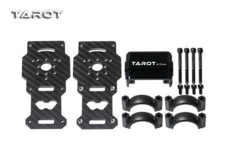 Tarot Φ25MM Carbon models motor mount / Black TL96026-01