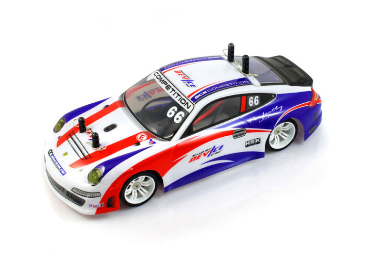 Mini-Q 1:28 2.4G 4WD RTR (Carbon Chassis) Red / Blue