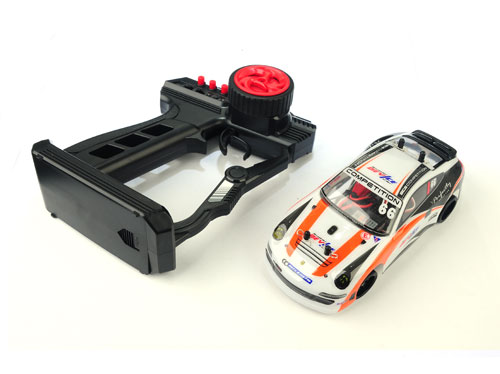 Mini-Q Q5 Brushless Carbon Chassis 1:28 car Ready to Run- Black/