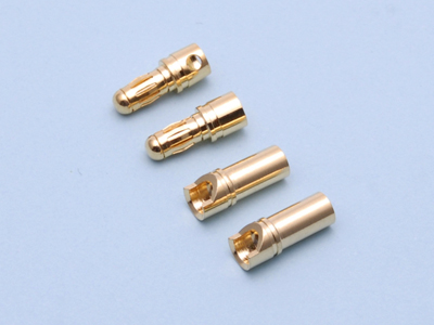 3.5mm Gold Round plug (2 sets)