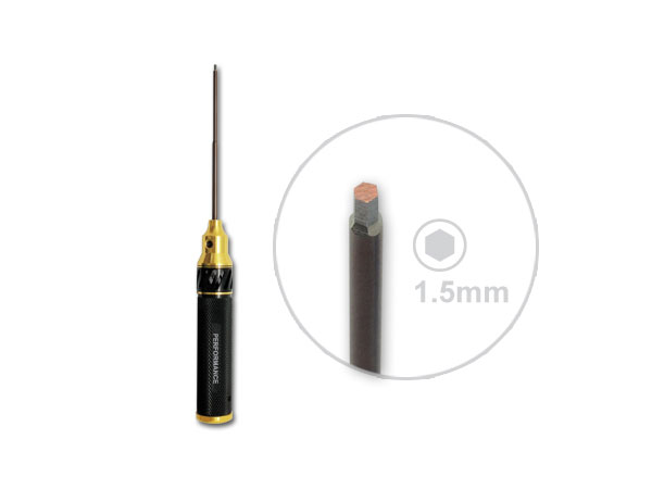 Scorpion High Performance Tools - 1.5mm Hex Driver - Click Image to Close