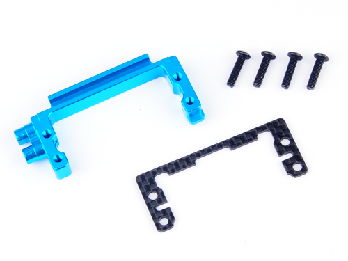 Aluminium Servo Mount - Blue [Tamiya MF-01X]