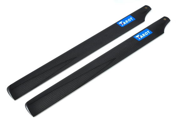 Tarot 325 Carbon Fiber Main Blades (Black)