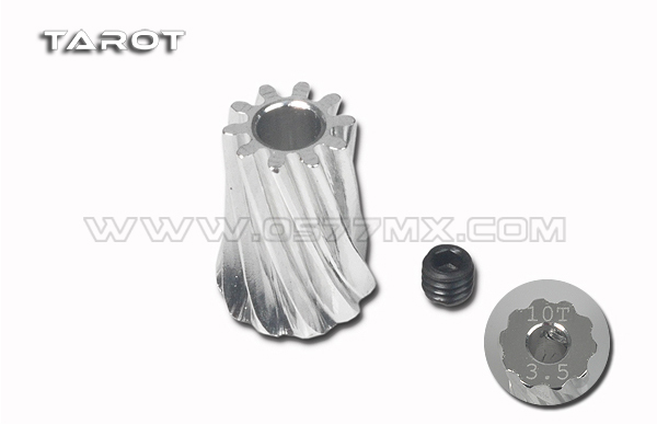 450 Motor Pinion Helical Gear 3.5x10T/0.6