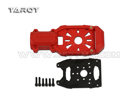 Tarot X 16MM clamp type motor fixed seat / red TL68B26