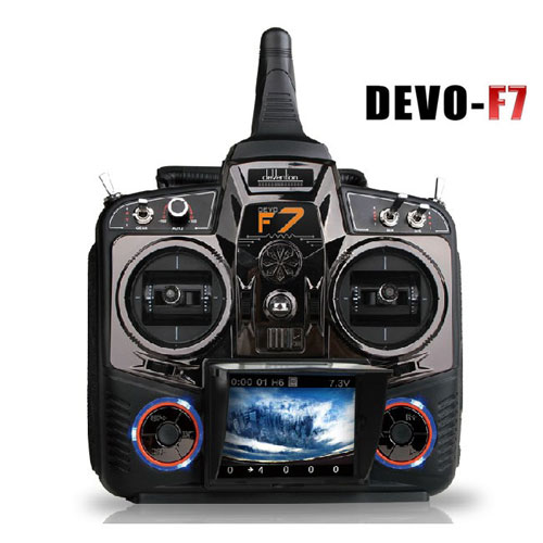 WALKERA FPV Devention 7CH 2.4 GHz Transmitter (Gun Metal Color)