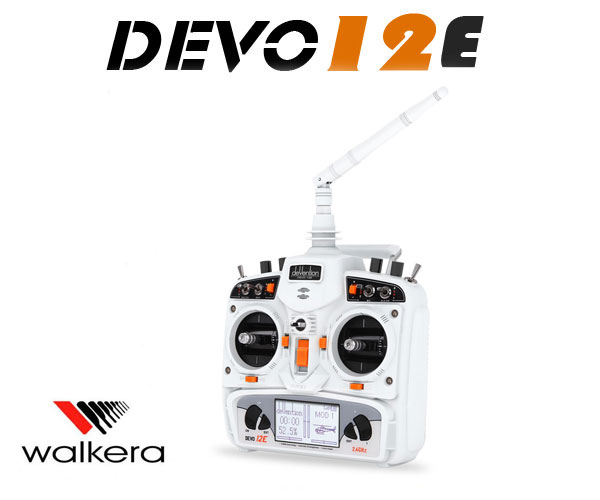 Walkera DEVO12E 2.4Ghz 12CH Transmitter W/RX1202