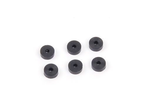 Rotor hub rubber swashers