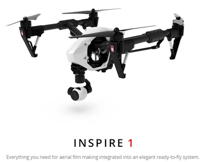 DJI T600 Inspire 1 Quadcopter with 4k Video Camera with Controll